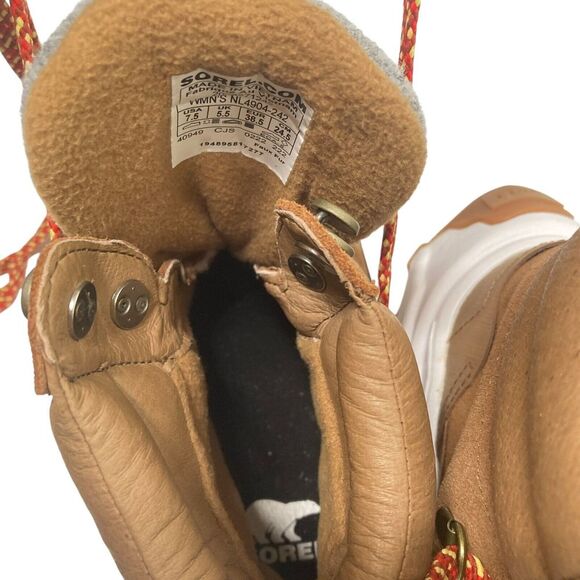 NEW SOREL Kinetic Breakthru Conquest Sneaker Boots Tan 7.5 Corp core Trail Cabin - Picture 5 of 9